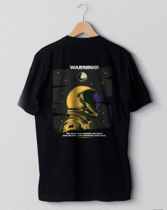 49 Astronaut Odyssey Tee Gold Print